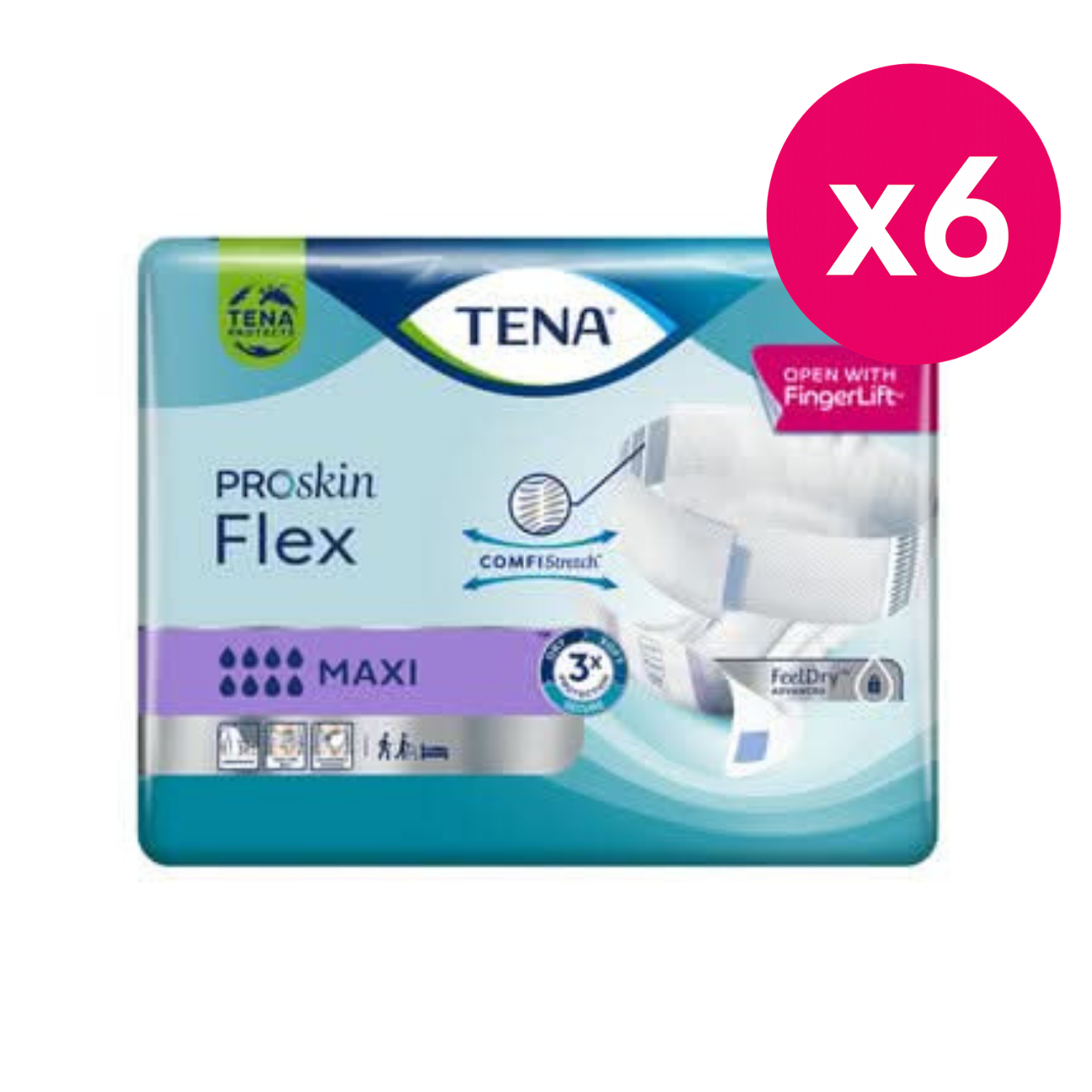 TENA Flex Maxi Medium Incontinence Briefs 22 Pack | LloydsPharmacy