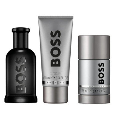 Hugo Boss Bottled Gift Set, EDP 100ml, Shower Gel 100ml, Deodorant