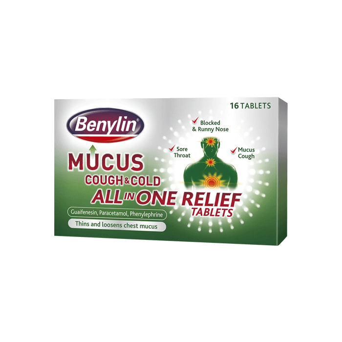 Benylin mucus cough cold all in one relief tablets LloydsPharmacy