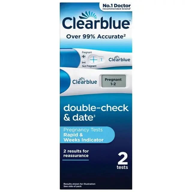 Clearblue Combo Pack Pregnancy Test 2 Pack - Lloyds Pharmacy