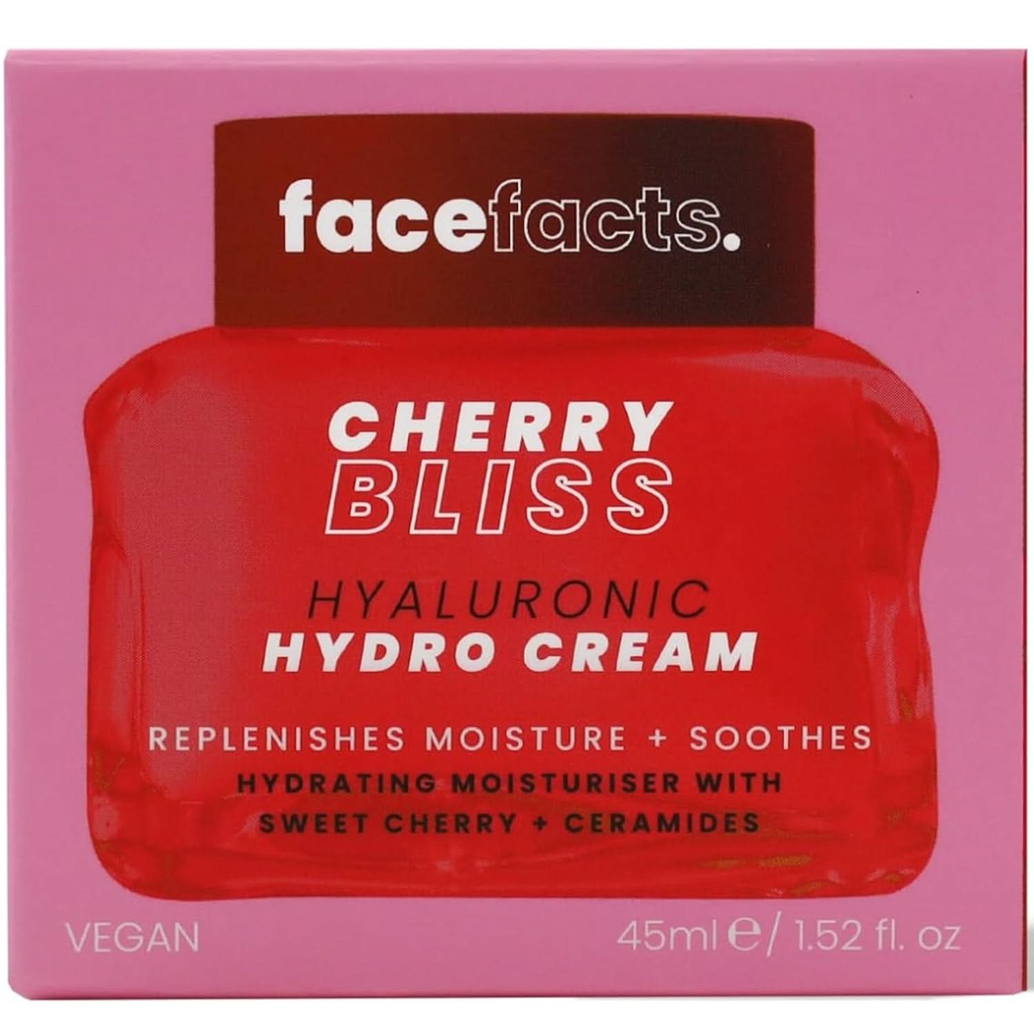 Face Facts Cherry Bliss - Hyaluronic Hydro Cream 45ml | LloydsPharmacy