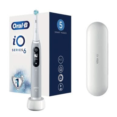 Oral-B iO Series 6 Grey Opal 本体 Oral-B iO6 Ultimate Clean Electric Toothbrush Grey Opal