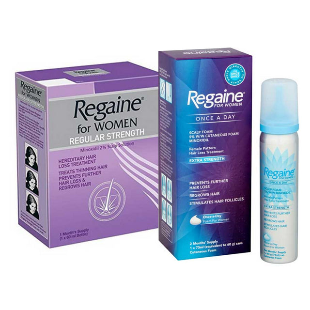 Regaine regular strength minoxidil solution for women