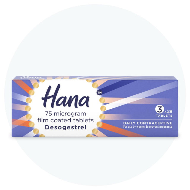 Hana contraceptive pill box
