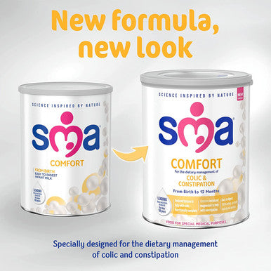 SMA Comfort Easy to Digest Baby Milk Powder Formula From Birth 800g