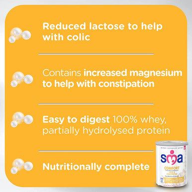 Reflux Sma Colic Formula SMA Comfort Easy To Digest Baby Milk