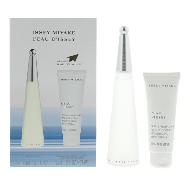 Issey Miyake L'Eau d'Issey Gift Set includes 100ml EDT + 75ml Body Cream