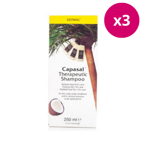 Capasal Therapeutic Shampoo 250ml x 3 | LloydsPharmacy