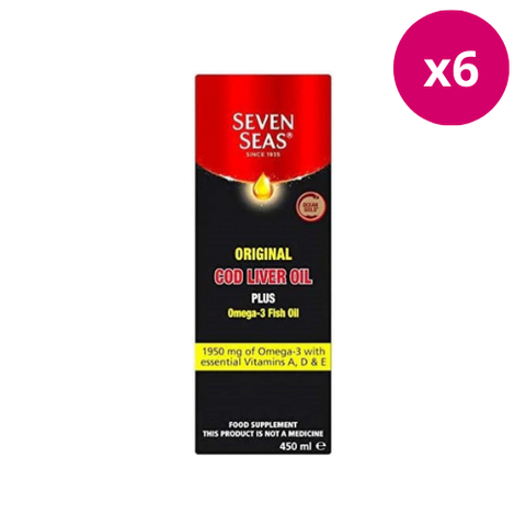 Seven Seas Original CLO Liquid 450ml x 6