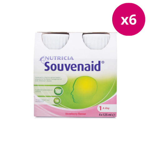 Nutricia Souvenaid Strawberry 6 x 4x125ml
