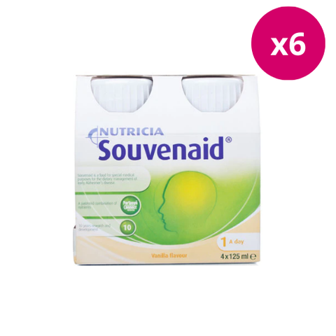 Nutricia Souvenaid Vanilla 6 x 4x125ml