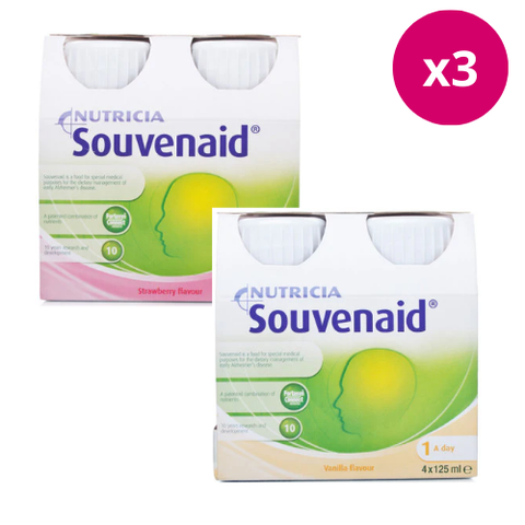 Nutricia Souvenaid 3x4 strawberry + 3x4 Vanilla