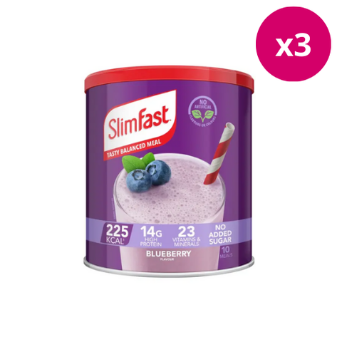 Slimfast Powder Blueberry 365g X3