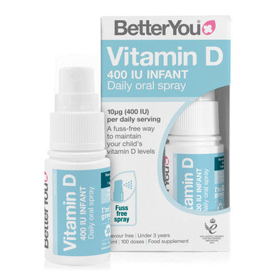 BetterYou Vitamin D 400 IU Infant Daily Oral Spray 15ml