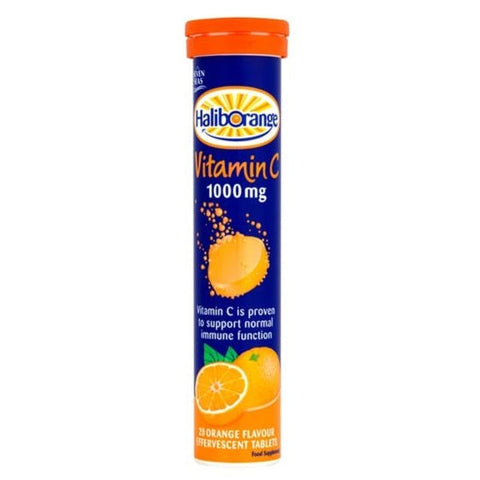 Seven Seas haliborange vitamin C orange effervescent tablets