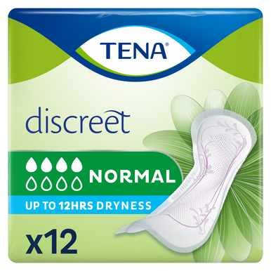 TENA Lady Discreet Normal Incontinence Pads 12 Pack