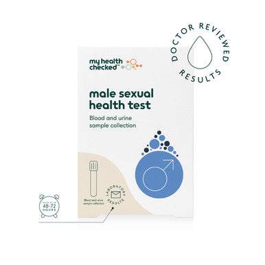 MyHealthChecked Male Sexual Health Blood & Urine Sample Collection Kit 1 Test