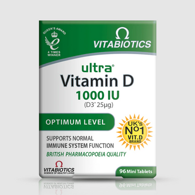 Vitabiotics Ultra Vitamin D 1000IU 96 Tablets