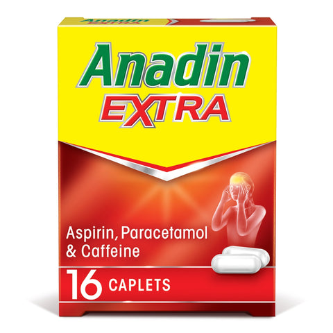 Anadin extra aspirin paracetamol & caffeine caplets