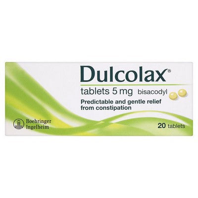Dulcolax bisacodyl 5mg tablets