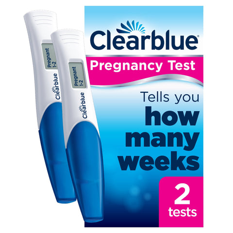 Clearblue digital pregnancy test with weeks indicator