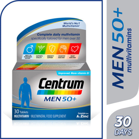 Centrum multivitamin for men 50+ tablets