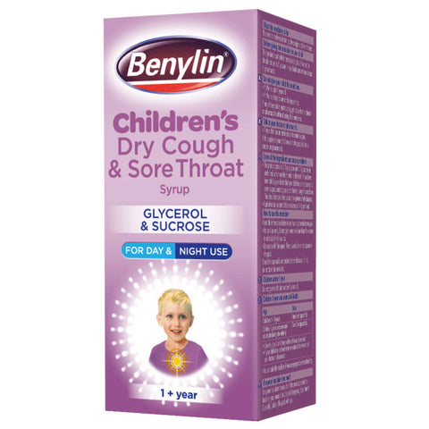 Benylin children's cough & sore throat syrup
