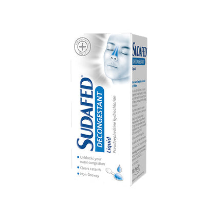 Sudafed decongestant liquid