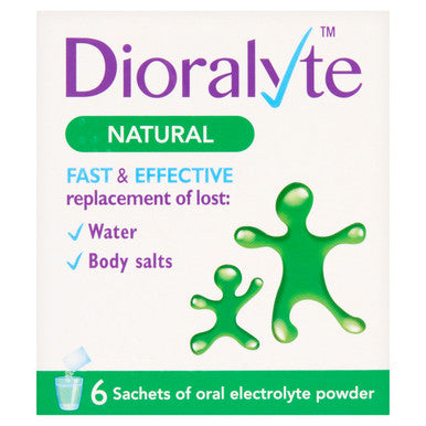 Dioralyte Sachets Natural 6 Sachets