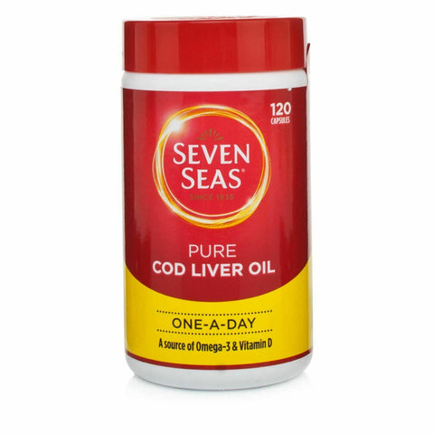 Seven Seas one a day pure cod liver oil capsules