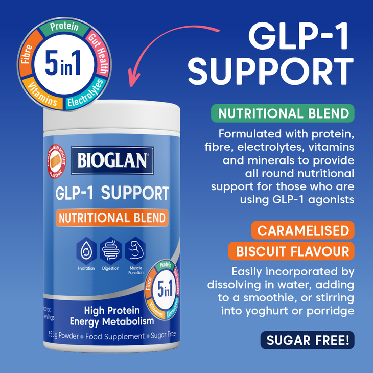 Bioglan GLP-1 Support Powder Nutritional Blend 355g| LloydsPharmacy