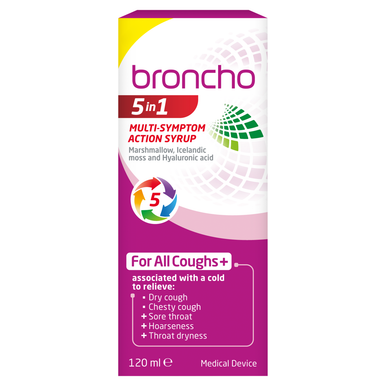Broncho 5 in 1 Multi-Symptom Action Syrup 200ml
