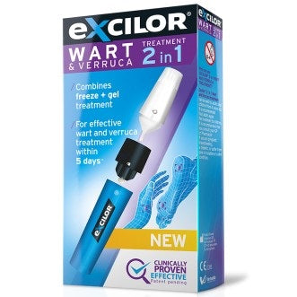 Excilor 2in1 wart and verruca treatment