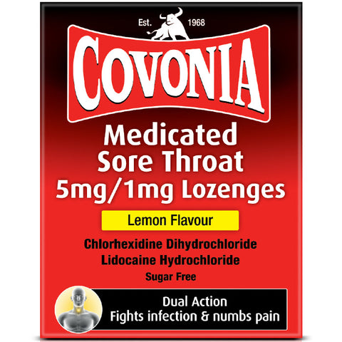 Covonia medicated sore throat 36 lozenges