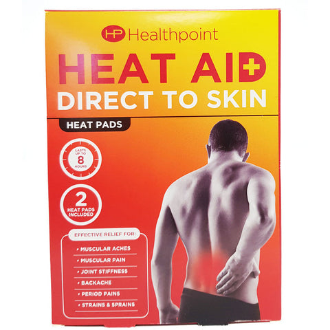 Healthpoint heat aid direct to skin heat pads
