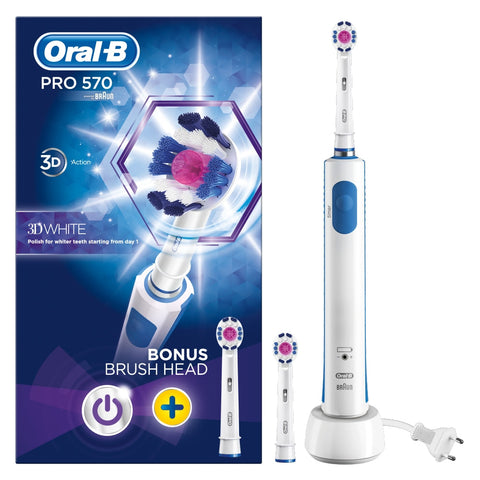 Oral-B Pro 570 electric toothbrush 3D white