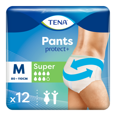 TENA Incontinence Pants Super Medium Size 12 Pack