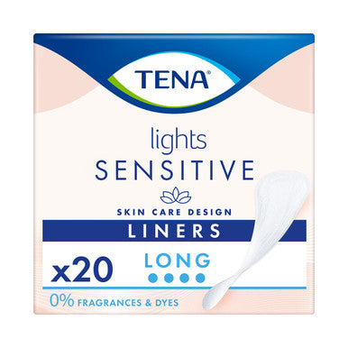lights by TENA Long Incontinence Liners 20 Pack