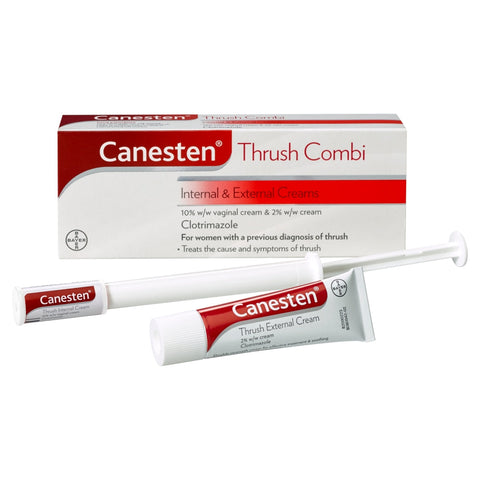 Canestenthrush combi internal & external cream