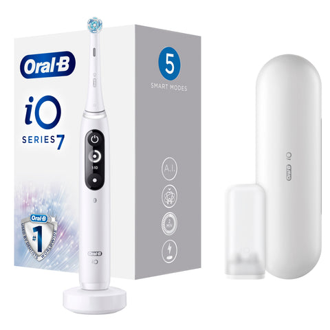 Oral-B iO7 White Alabaster Electric T/B