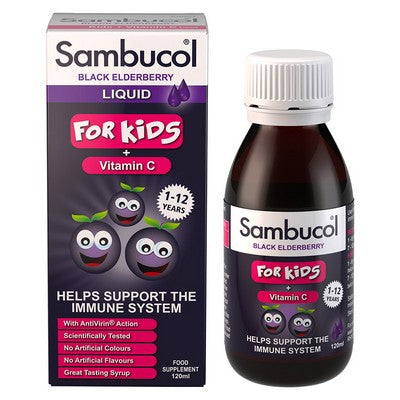 Sambucol for Kids Black Eldeberry Supplement 120ml