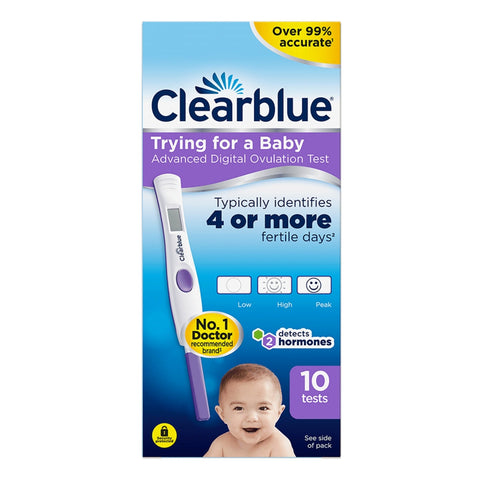 Clearblue digital ovulation test with dual hormone indicator tests
