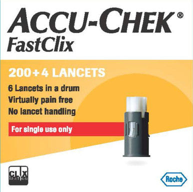 Accu-Chek Fastclix 204 Lancets