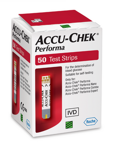 Accu-Chek Performa Blood Glucose 50 Test Strips