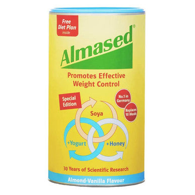Almased Almond Vanilla Weight Loss Meal Replacement Soya, Honey & Yogurt 500g