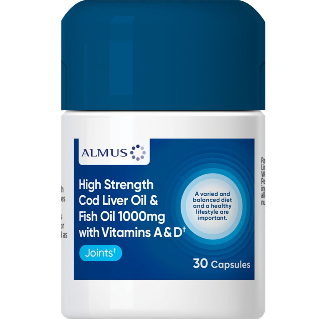 Cod Liver Oil Fish Oil & Vitamins & D 30 Capsules