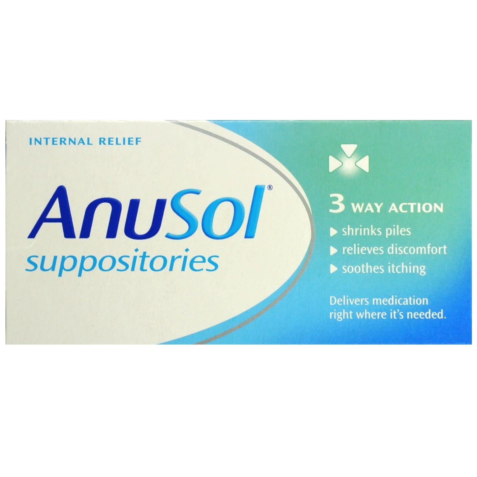 Anusol Suppositories Tablets | LloydsPharmacy