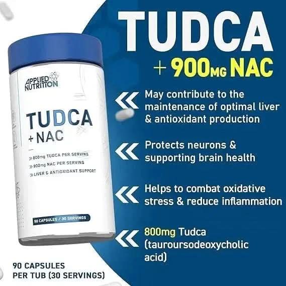 Applied Nutrition Tudca + NAC 90 kapsula