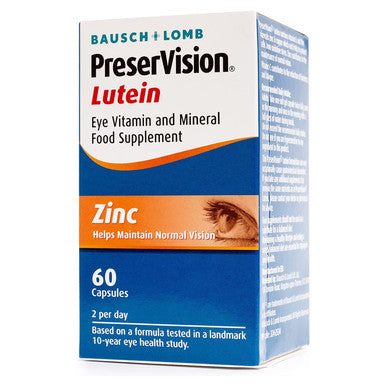 Bausch & Lomb PreserVision Lutein 60 Capsules