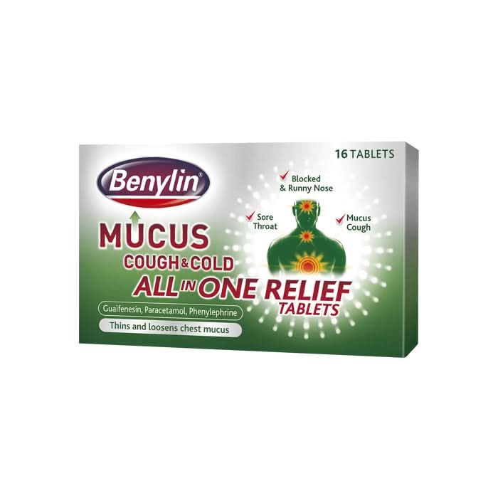 mucus cough & cold all one relief tablets
